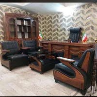 میز وکیوم اداری / صندلی مدیریت کانتر نیم ست مبل