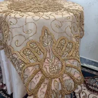 رومیزی مخصوص میز خاطره سنگ دوزی شده نونو