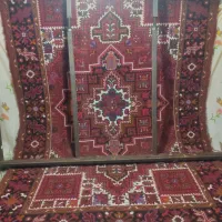یک جفت فرش ۶ متری دستبافت اهر تازه از دار افتاده