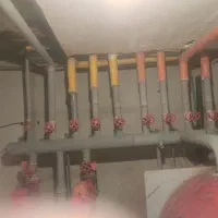 لوله کش گاز  آتش نشانی موتور خانه وخورده کاری