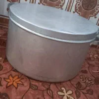 دیگ بزرگ سه کیسه برنج میگیره دوبار توش پخت نذری