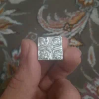 انگشتر نقره ی موزانایت