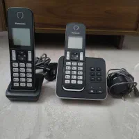 تلفن بی سیم پاناسونیک دو گوشی/پایه گوشی موتورولا