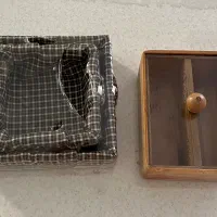 جا قاشقی رومیزی چوبی ، جا نان و سبزی