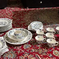 سرویس چینی ۸ نفره برا ۶۰ سال پیشه انتیک اصل ژاپن