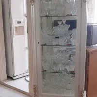بوفه سفید طلایی در حد نو