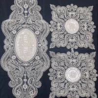 رومیزی سه تیکه دانتل