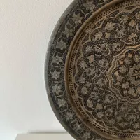 سینی مسی عتیقه|کلکسیون اشیاء عتیقه|تهران, تهرانپارس غربی|دیوار