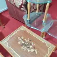 مبل راحتی ۹نفره به همراه جلو مبلی ودودست|مبلمان خانگی و میز عسلی|کرج, محمد آباد|دیوار