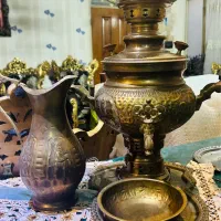 سماور برنجی ست کامل