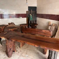 ساخت و تحویل میز و صندلی روستیک