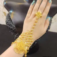 تمیمه و تاج نقره کاملا مشابه طلا و ابکاری طلا شده