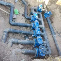 لوله کشی پلی اتیلن قطره ای و بارانی