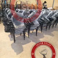 صندلی آموزشی صدفی مشکی فایبر/دانشجویی محصلی