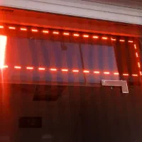 تابلو روان قرمز