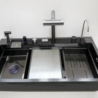 سینک و دوش پیانویی شیر آلات لوکس H*B