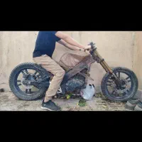 موتور سیکلت اماده کاستوم به قیمت دوچرخه