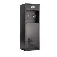 آبسردکن استیل دوشیرکمپرسو دمپر چین مشکی