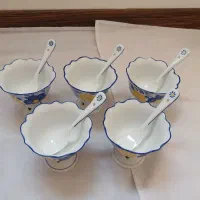 ظروف پذیرایی زیبا و آنتیک(بستنی خوری ، استکان و )|ظروف سرو و پذیرایی|تهران, نظام‌آباد|دیوار