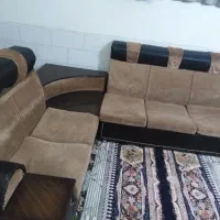 مبل ال|مبلمان خانگی و میز عسلی|بافت, |دیوار