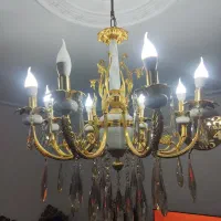 2عدد لوستر برنز اصل