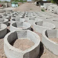 تولید انواع جدول و بلوک پرسی کول چاه لوله سیمانی|مصالح و تجهیزات ساختمان|قزوین, |دیوار