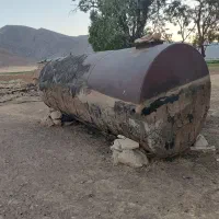 تانک13هزاری.قیروگونی شده ورق4میل ده صحرا