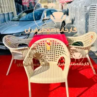 میز و صندلی پلاستیکی طرح کامران