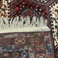 فرش کناره دستباف قدیمی موروثی