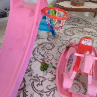 سرسره و اسب ریلکسی و اسکوتر|اسباب‌بازی بچه|ایلام, |دیوار