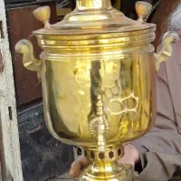 سماور زغالی کهنه|کلکسیون اشیاء عتیقه|مشهد, ابوذر|دیوار