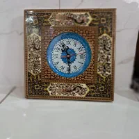 ساعت خاتم کاری ومنبت کاری خاص و زیبا اصفهان|ساعت دیواری و تزئینی|تهران, خزانه|دیوار