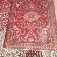 قالیچه دستبافت کاشان قدیمی ۲عدد ست