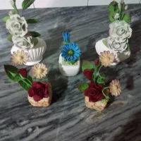 ۵ عدد گلدان کوچک سالم و نو پانصد تومان