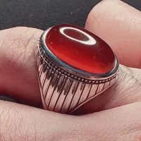 انگشتر نقره عقیق یمن تراش قطعی استاد غلامرضا|جواهرات|تهران, المهدی|دیوار