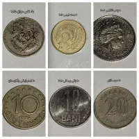 ۷۳ عدد سکه خارجی|کلکسیون سکه، تمبر، اسکناس|بندر انزلی, پاسداران|دیوار