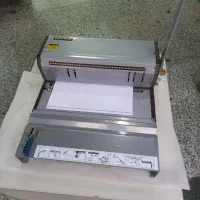 دستگاه سیمی سوپربایند مارپیچ فنرزن کتاب پانچ صحافی