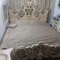 تخت خواب دونفره ۲در۲ چوب راش