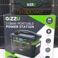 پاوراستیشن قابل حمل گیزوGPS500باپنل مونوکریستال30W