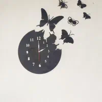 ساعت دیواری با موتور آرام گرد