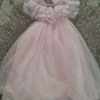 لباس عروس صورتی بچه گانه تا سن ۱۰،۱۱،۱۲ سال