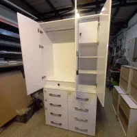 ساخت کابینت وکمد دیواری mdf ام دی اف  اقساطی چکی|جاکفشی، کمد، دراور|شاهرود, |دیوار