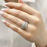 انگشتر نقره اصل ۹۲۵/ نقره حمیدی|جواهرات|تبریز, |دیوار