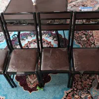 میز ناهارخوری ۴ نفره|میز و صندلی غذاخوری|میبد, |دیوار