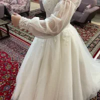 لباس عروس  نو و سالم اروپایی آستین دار|لباس|تهران, خواجه نصیر طوسی|دیوار