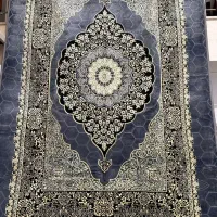 فرشینه نو ۶ متری طرح سنتی شیک، رنگ طوسی و مشکی