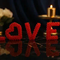 Loveکریستالی دست‌ساز،جلوه‌ عاشقانه برای دکور خاص|بدلیجات|تهران, جیحون|دیوار