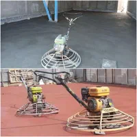 بتن ریزی کف با دستگاه ماله پروانه