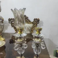 یک جفت چراغ خواب یکی از شیشه های شکسته|چراغ خواب و آباژور|پاکدشت, پاکدشت (مامازند)|دیوار