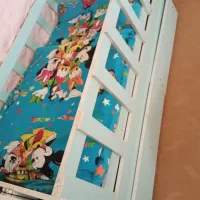 تخت کمد بچه تر تمیز بخاطر بچه ام بزرگ شده میفروشم|تخت و صندلی بچه|خلخال, |دیوار